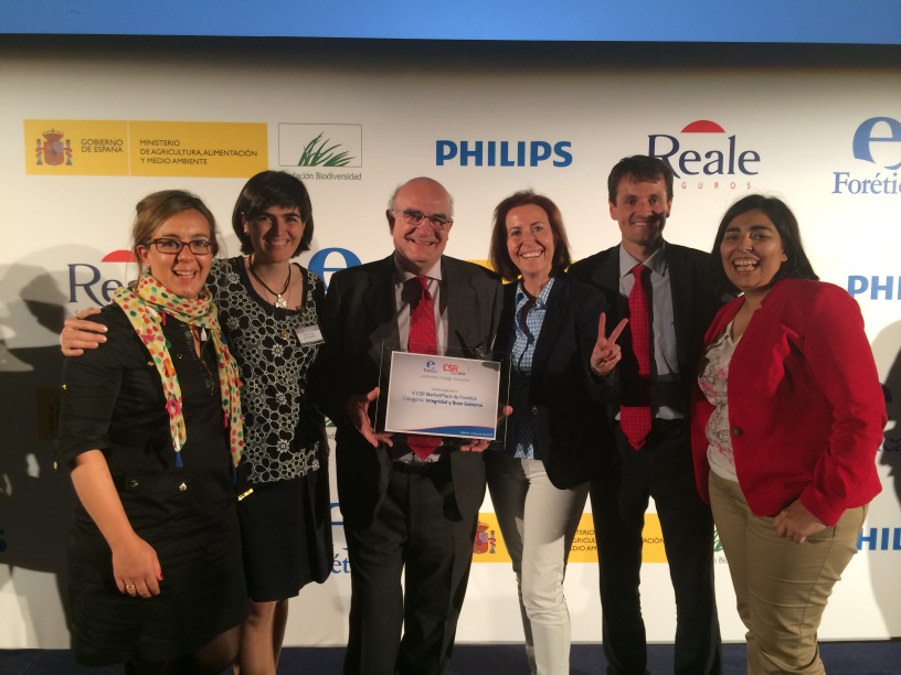 Premio Integridad y Buen Gobierno en el foro internacional CSR Spain 2014